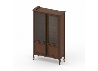 Cabinet Classical Display Cabinet Solid Wood Real Wood - Model PR-W2