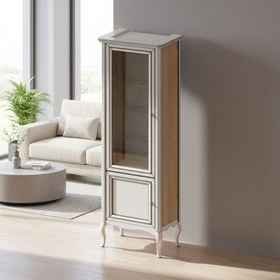 Cabinet Real Wood Solid Wood Classic Display Cabinet Display Cabinet Model PR-W 1-2