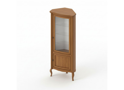Corner cabinet solid wood wood cabinet classic display cabinet display cupboard - PR-W-N