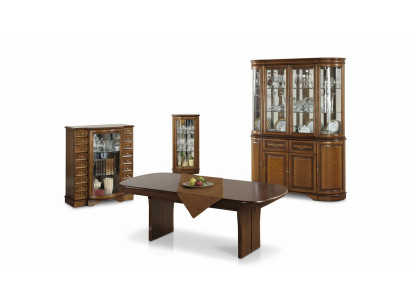 Complete living room display cabinet sideboard table display cabinet dining room set 4-piece