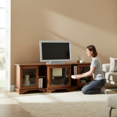 Classic Base Cabinet Television Cabinet TV Unit RTV Sideboard Country Style Z1-RTV