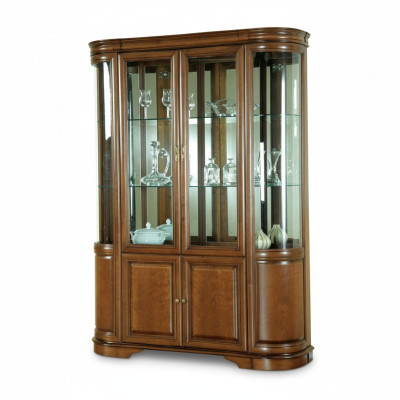 Solid Wood Handcrafted Rustic Cabinet Classic Display Cabinet Vitrine-Z-W2