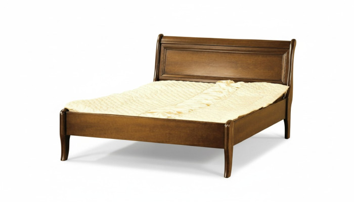 Classic bed, beds, marriage bed, double bed, wooden bed, country style - Model N-bed P