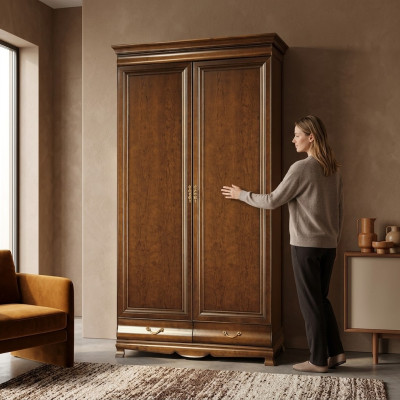 Classic Cabinets Wardrobe Closet Wardrobe Wooden Cabinet - Model N-2D