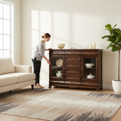 Classic dresser, side cabinet, dressers, country style, N-K6B model dresser cabinet