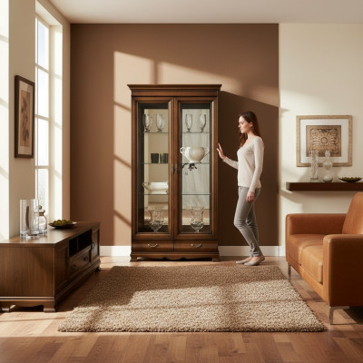 Classic display cabinet cabinet showcase cabinet wall unit - Model N-W2