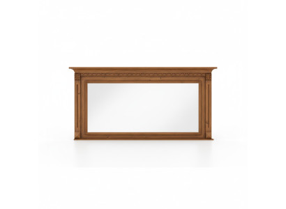 Classic designer mirror wall mirror with genuine wood frame colonial style