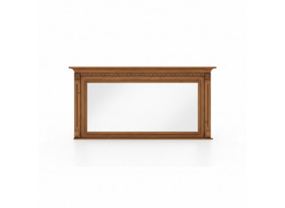 Classic designer mirror wall mirror with genuine wood frame colonial style