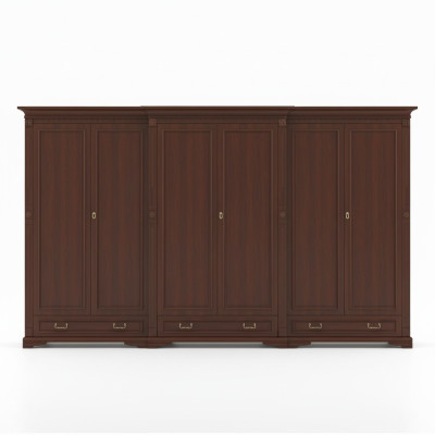 Classic cabinets wardrobe wall unit closet solid colonial style O6D