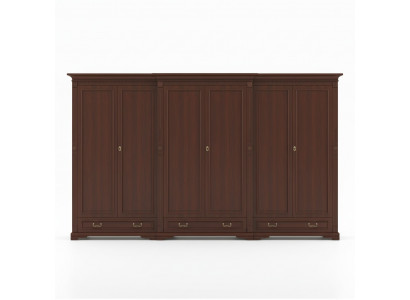 Classic cabinets wardrobe wall unit closet solid colonial style O6D