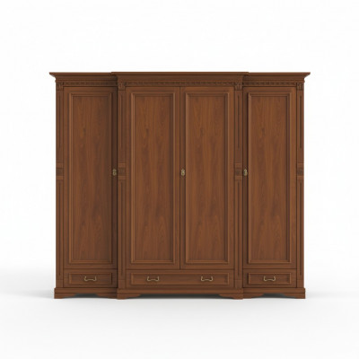 Classic cabinets wardrobe cupboard wall wardrobe solid colonial style O4D