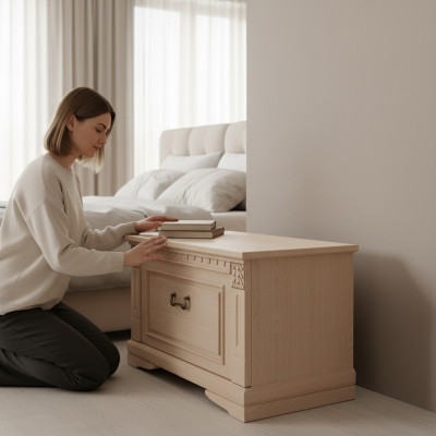 Classic nightstands bedside table night consoles table solid wood colonial style
