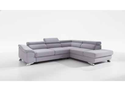 Corner sofa with bed function, living landscape, sofa, sectional sofa, couch corner, upholstery suite