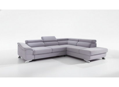 Corner sofa with bed function, living landscape, sofa, sectional sofa, couch corner, upholstery suite