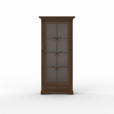 Classic showcase display cabinet glass cabinet colonial cupboard OW1A