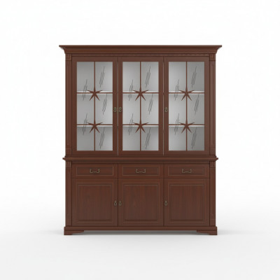 Classic showcase display cabinet glass cabinet colonial new OK3