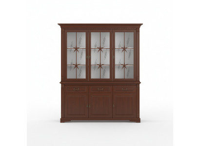 Classic showcase display cabinet glass cabinet colonial new OK3