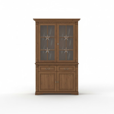 Classic display cabinet showcase cabinet glass cabinet colonial wardrobe new OK2