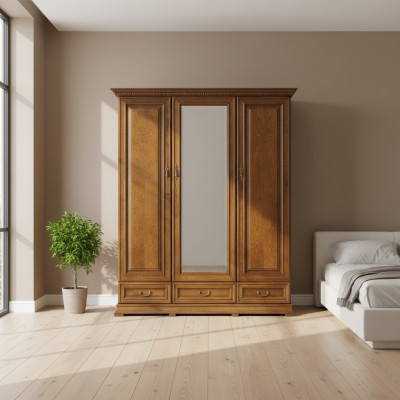 Classical cabinets wardrobe wall unit clothes wardrobe solid new Italy R-3D