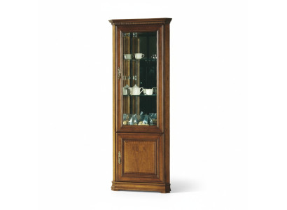 Classic display cabinet, corner cabinet, solid wood, collector display cabinets