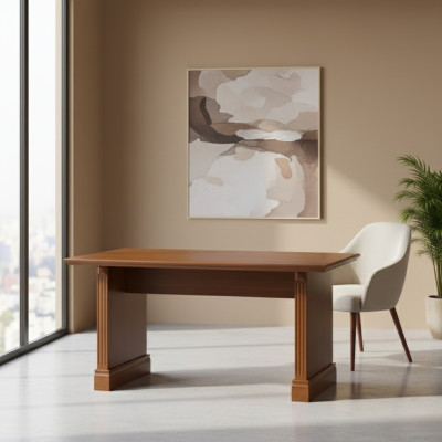 Classic side table desk executive office wooden desk rustic BA-18