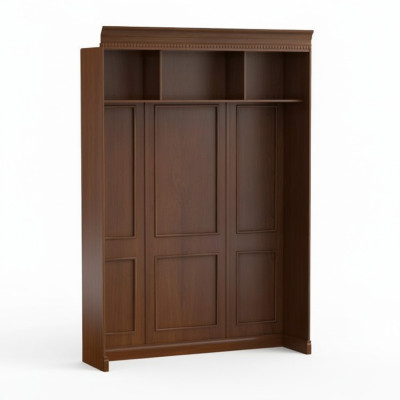 Classic panel with wall shelf and lighting bed wall paneling BA-17