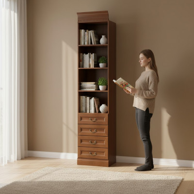 Classic cupboards, cabinet, wall unit, bookshelf, shelf, display cabinet - Model BA-6