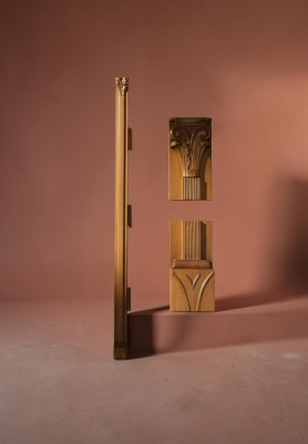 Classic column closing sentence for cabinet wall system SE-st-B-N column