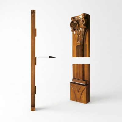 Classic column closing sentence for cabinet wall system SE-st-B-N column