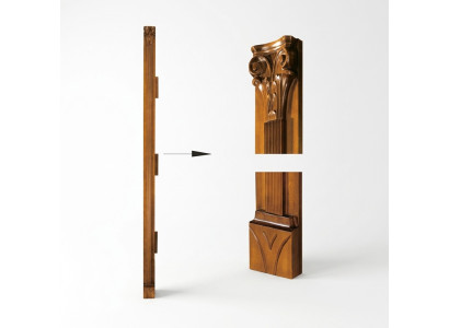 Classic column closing sentence for cabinet wall system SE-st-B-N column