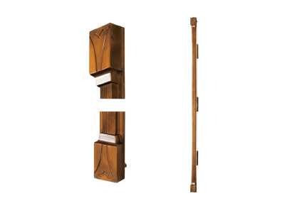 Classic pillar closing statement for cabinet wardrobe system SE-st-A-N pillar