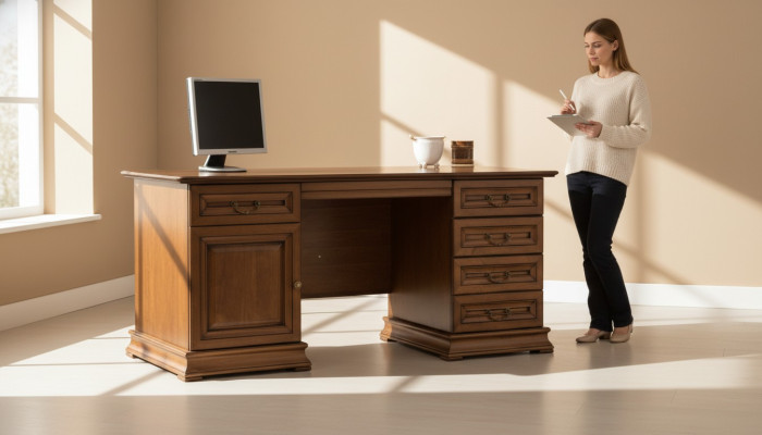 Classic desk office furniture table office executive desks solid wood - SE-S