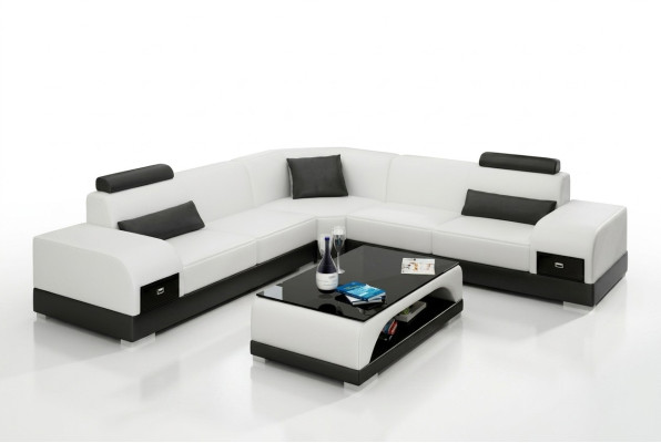 Leather sofa couch living landscape corner sofa corner sofa modern design suite
