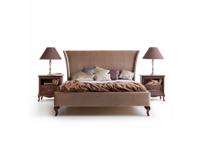 Classic bed beds double bed wooden bed country house - Model CL-1
