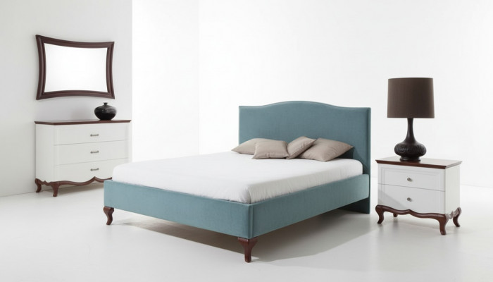 Designer Bed Beds Double Bed Upholstered Bed Leather Bed - Model CL-2