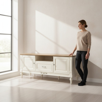 TV lowboard cabinet TV table sideboard RTV television cabinet FL-RTVD