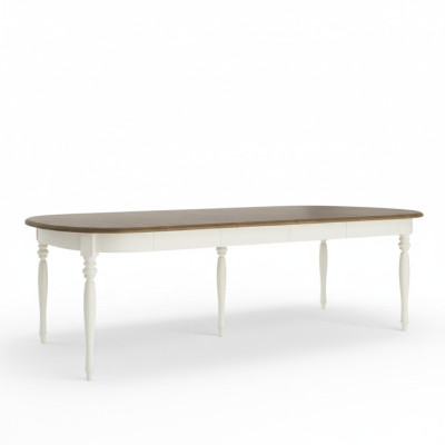 Large table dining table wooden table conference table extendable 290cm model FL-S1