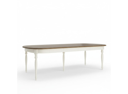 Large table dining table wooden table conference table extendable 290cm model FL-S1
