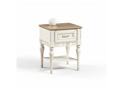 Nightstand Shelf Bedside Table Solid Console Storage Bedroom FL-N2