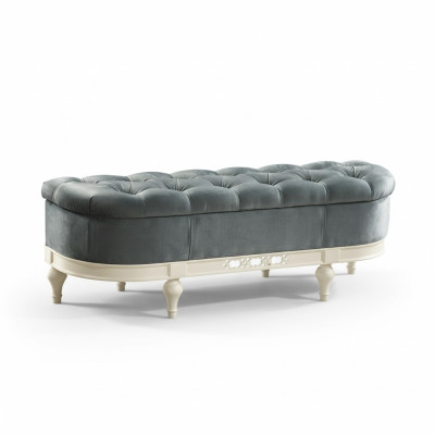 CLASSIC STOOL RETRO RUSTIC FOOTSTOOL OTTOMAN BENCH BANK - FL-P1A