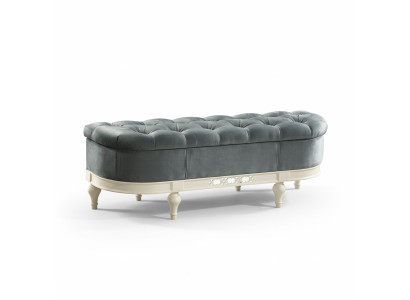 CLASSIC STOOL RETRO RUSTIC FOOTSTOOL OTTOMAN BENCH BANK - FL-P1A