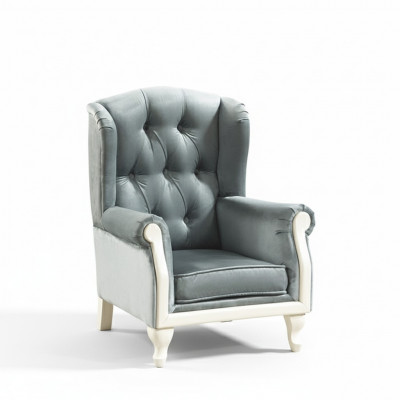 Chesterfield wing chair armchair upholstery television office couch genuine leather