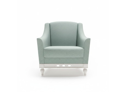 Chesterfield wingback chair upholstered armchair television office couch genuine leather FL-1Siz