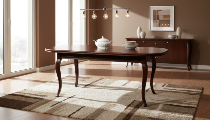 CLASSIC TABLES DINING TABLE DINING ROOM TABLE REAL WOOD Italian Furniture - ZB-5
