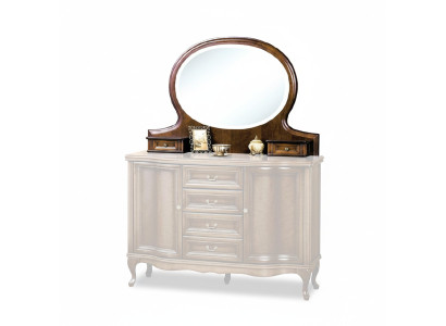 Classic designer mirror with drawers, standing mirror W-NL, top mirror