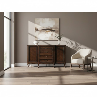 Classic chest of drawers, drawer unit, antique office cabinet, sideboard W-K4Sz