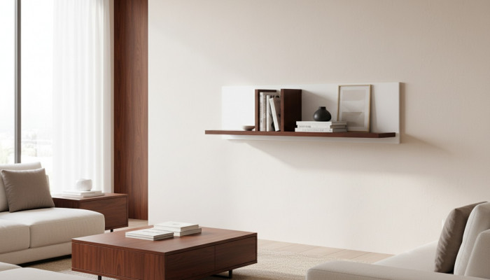 Bookshelf Shelf Storage Wood Shelves Taranko Milano MI-1 Wall Shelf New