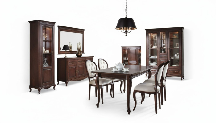 Luxurious dining set for the living room in unique Italian style