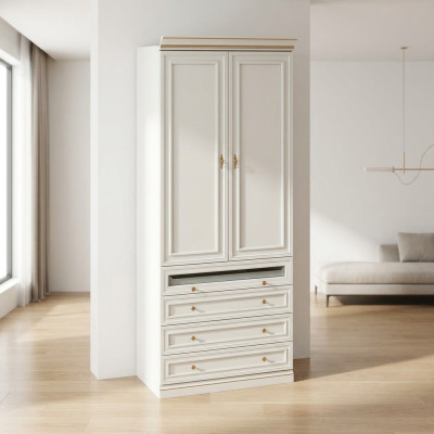 Classic Element Walk-In Closet Cabinets Wardrobe Wall Unit NEW