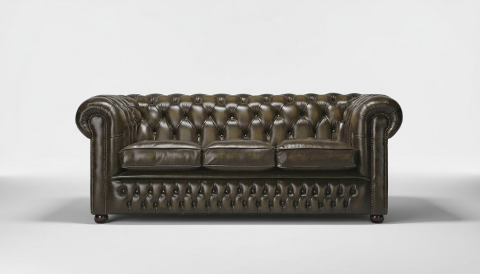 Chesterfield 3-Seater XXL Upholstery Seat Couch Sofa Set Big Couches 2016-06